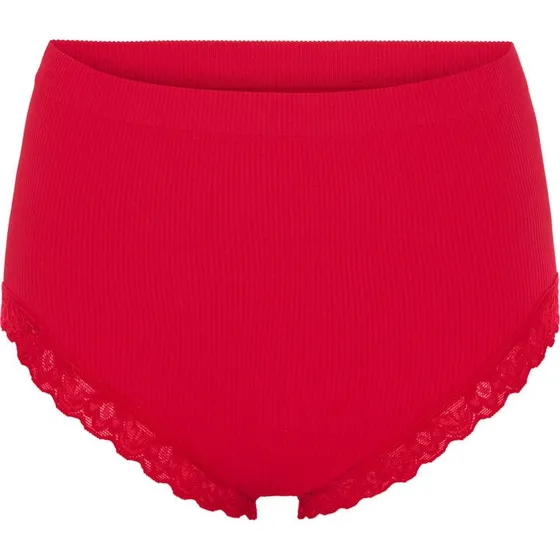 Tim & Simonsen Feline Rib Midi Trusser - Rosso