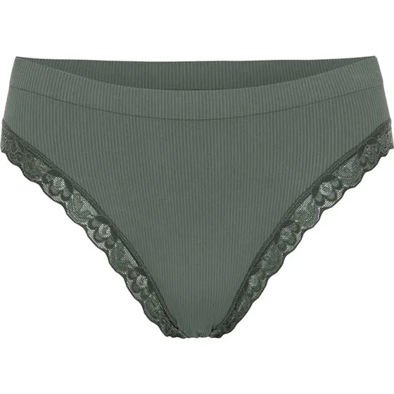Tim & Simonsen Feline Rib Trusse m/blonde - Olive - L/XL