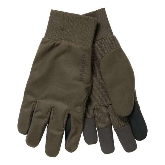 Härkila Garor HWS-handsker med foldbar finger, Hunting Green, L