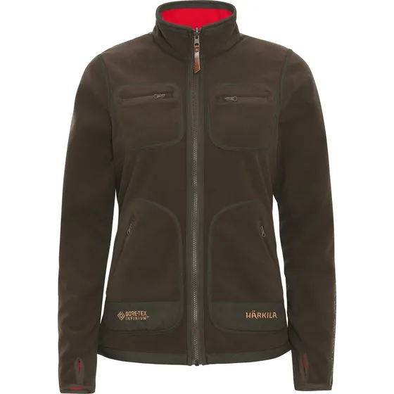 Härkila Kamko Fleece Women Brown/Red - M