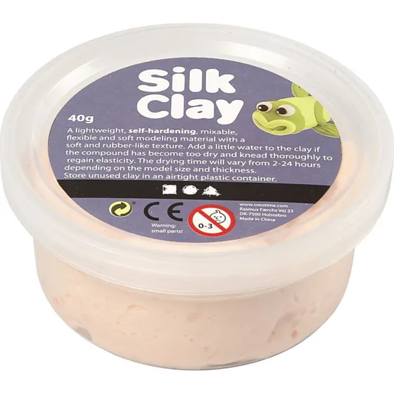 Silk Clay - Lys Pudder modelleringsler 40 g