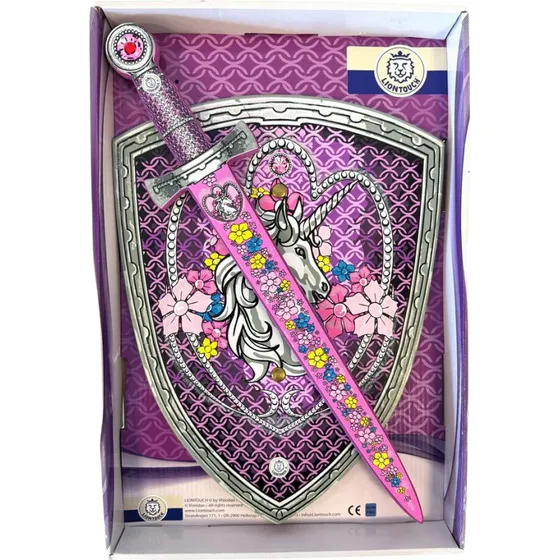 Liontouch 2-i-1 Skumsværd & Skjold - Enhjørningeprinsesse