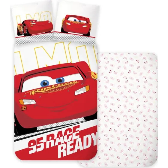 Disney Cars Ready sengetøj til børn (100x135 cm, 40x60 cm)