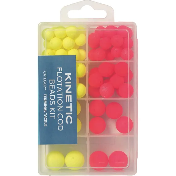 Kinetic Flotation Cod Beads Kit - 72 dele