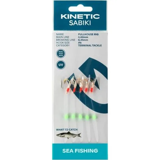 Kinetic Sabiki Fullhouse Rig Fishskin