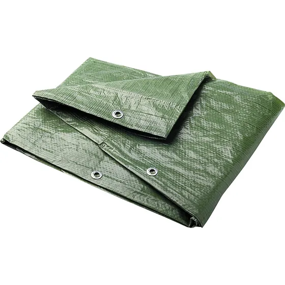 STACO Letvægtspresenning 4x6m 80g Grøn/Blå