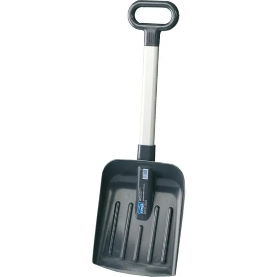 Kungs sneskovl med aluskaft og plastblad 69 cm