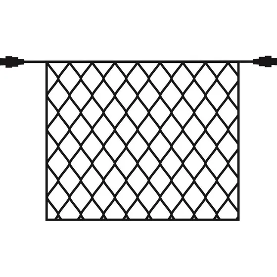 Sirius Top-Line udendørs lysnet, 100 varm hvide lys, 2x1,5m