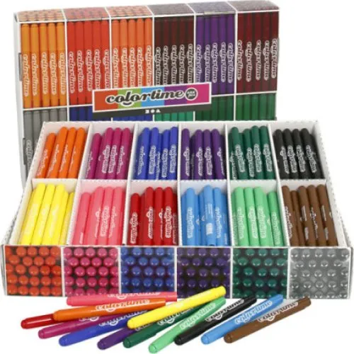 Colortime Tusch 5 mm - 576 stk. i assorterede farver