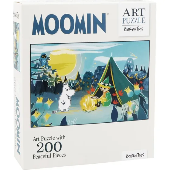 Barbo Toys Mumi Art Puslespil 200 brikker - Blå