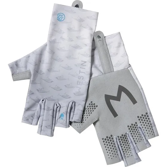 Westin Solar Half Finger Glove UPF 50+, Grey, XL