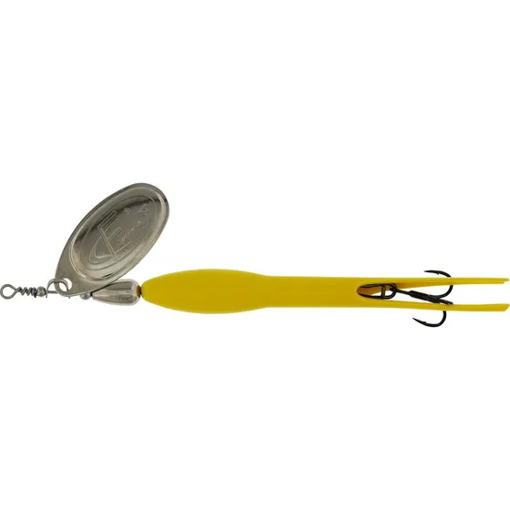 Westin FC Spinner Downstream 20g Fluoro Yellow Silver Blade