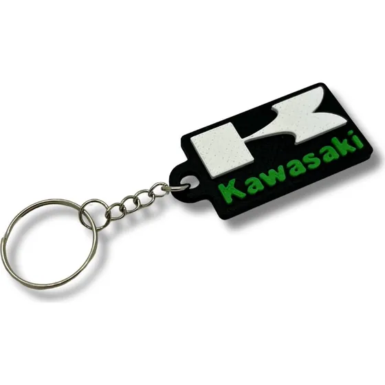 Kawasaki Nøglering med Emblem - Stilfuldt tilbehør
