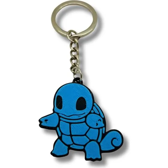 Pokémon Pikachu, Charmander, Squirtle & Bulbasaur 3D Nøglering