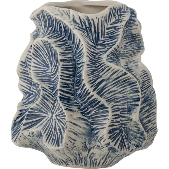 Guxi vase i blå stentøj H19,5 cm