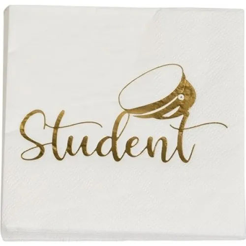 Studenterservietter 33 cm - 16-pak FSC-papir