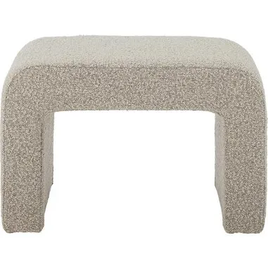 Bloomingville Bobbie Taburet i Offwhite Bouclé