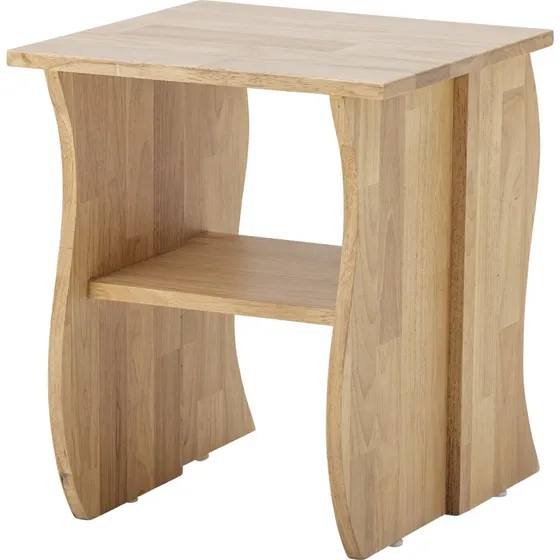 Bloomingville Bark skammel i gummitræ - natur