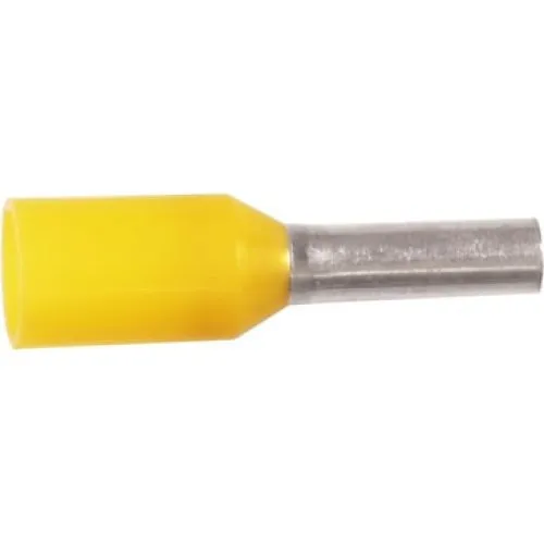 Elpress Isoleret Terminalrør 1,0mm² Gul (A1-6ET)