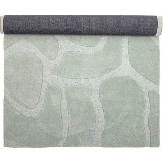 Bloomingville Darlington uldtæppe 130x200 cm - Grøn
