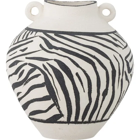 Bloomingville Togo vase – håndmalet stentøj, H26 cm