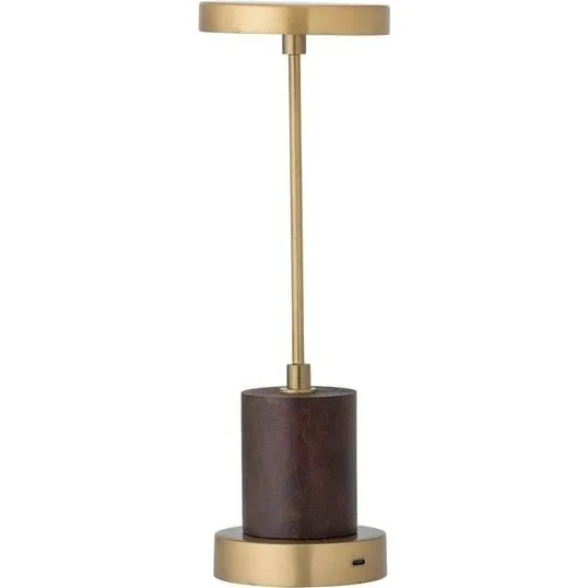 Bloomingville Chico Genopladelig Bordlampe Brass