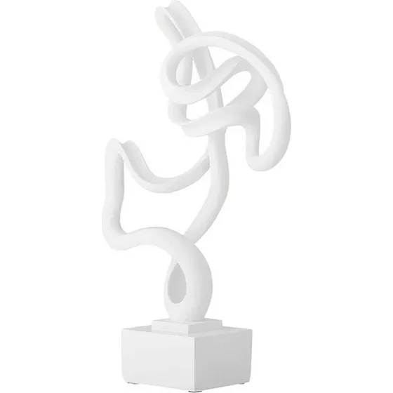 Bloomingville Arista skulptur - hvid resin