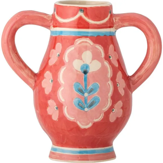 Bloomingville Odina stentøjsvase - Rød, H16 cm