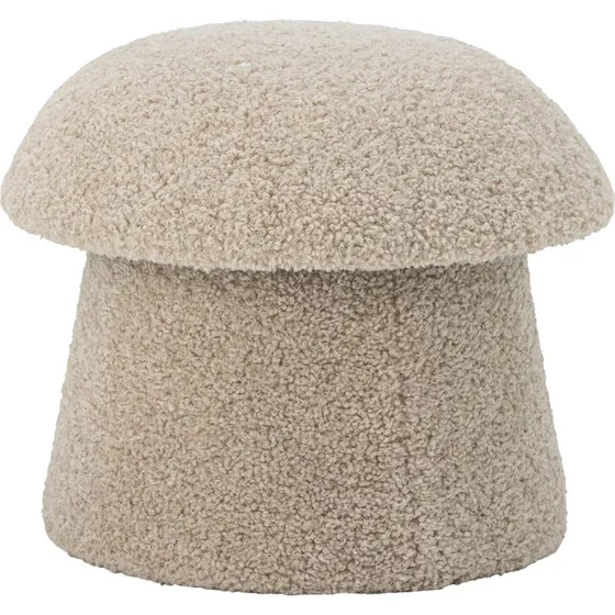 Bloomingville Bocca puf med opbevaring – natur polyester