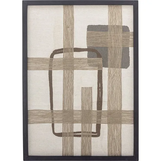 Bloomingville Bie Vægdekoration i Bomuld – Beige/Brun