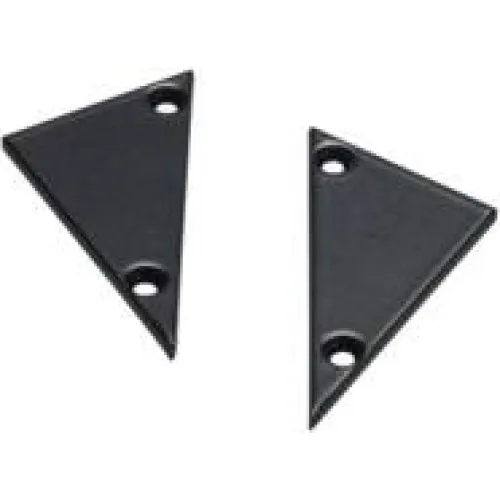 Solar Light Endedæksel Wedge Sort - 2 stk.