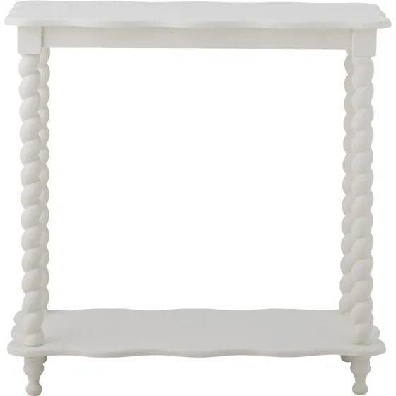 Bia konsolbord – hvid MDF med hylde