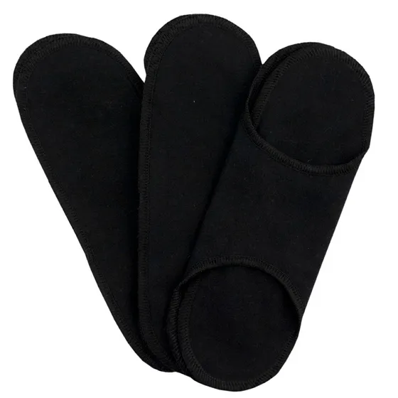 Imse Almindelige puder uden knapper, Sort (3 stk.)