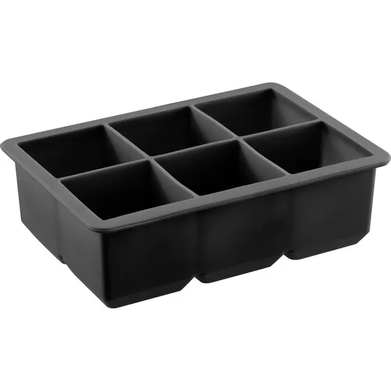 Dorre Isterningeform XL - Sort silikone - 5x5 cm