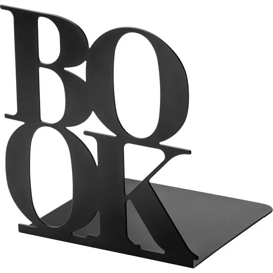 Burde Bogstøtte Book 2-pak sort