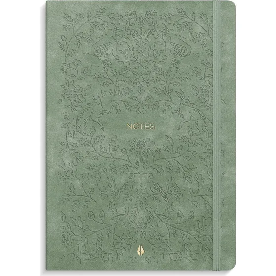 Burde Notebook Deluxe A5 Smooth Green Forest