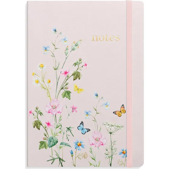 Burde Notebook Deluxe A5 Pink Meadow