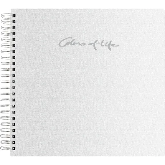 Mayland Burde Fotoalbum Colors of Life Hvid 300x300 mm
