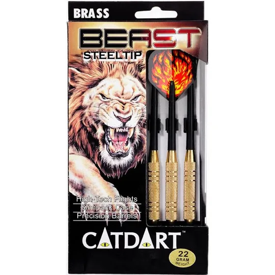 Gamesson Beast Steeltip Darts - 20g - Sæt med 3 stk.