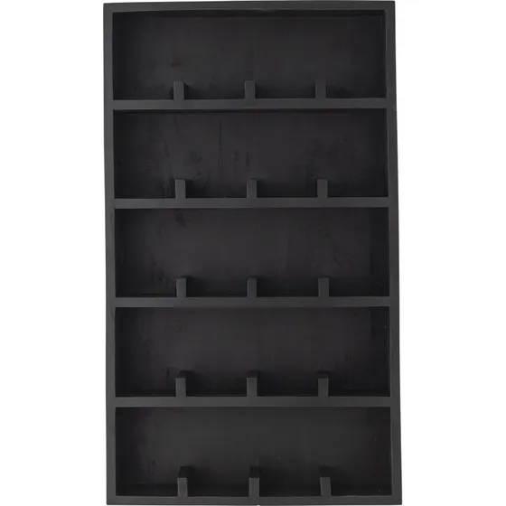 Bloomingville Thessa væghylde i sort mango (FSC)