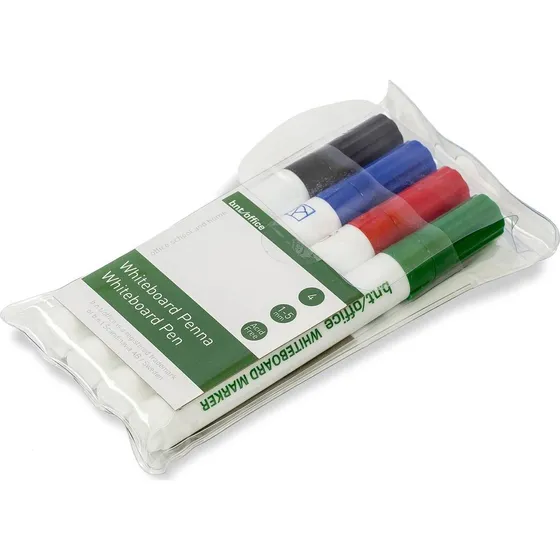 BNT Whiteboardmarker Sæt - 4 Assorterede Farver