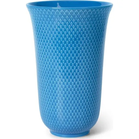 Lyngby Porcelæn Rhombe Color Vase 20 cm - Blå