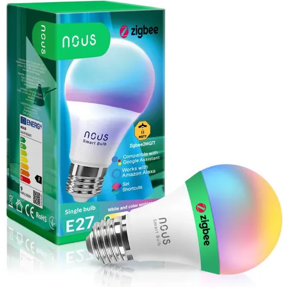 Nous P3Z Tuya Zigbee RGB pære E27