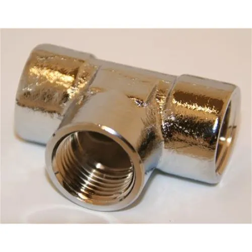 TEE MS 3/8 Krom - Robust T-stykke til VVS