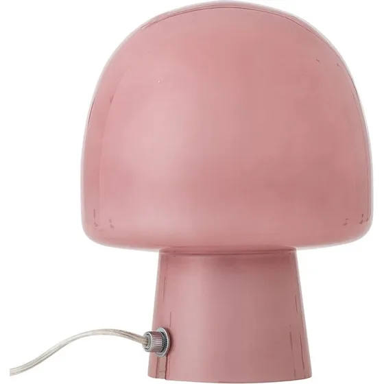 Bloomingville Paddy bordlampe – rosa glas H26,5 cm