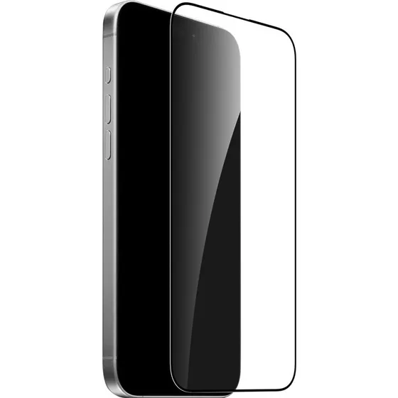 Puro Skærmbeskytter Tempered Glass til iPhone 16 Plus - Sort