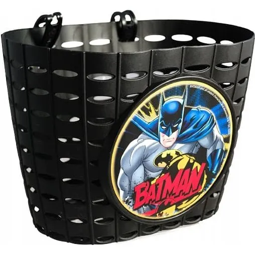 M-Wave Batman Plastikkurv til Cykel og Scooter - Sort