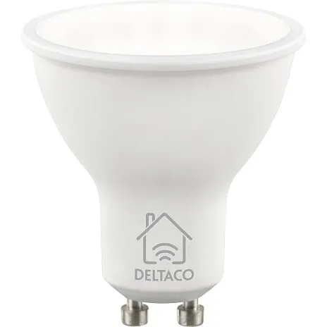 DELTACO Smart LED-pære GU10 470 lm - Hvid