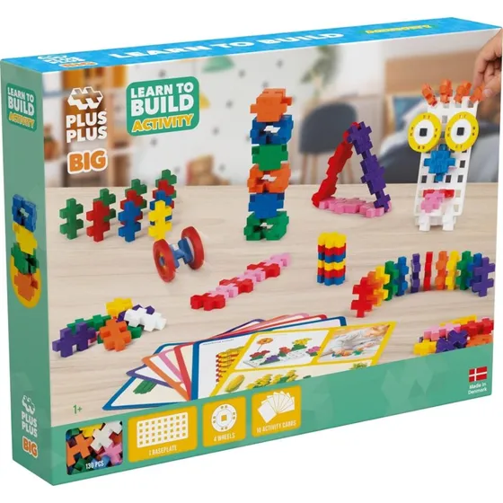 Plus-Plus BIG Learn to Build - Aktivitetssæt 130 stk