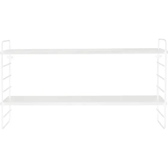 North væghylde i hvid MDF 65x35x15 cm